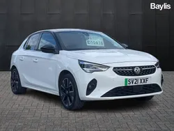 White Used 2021 Vauxhall Corsa-e Elite Hatchback | £10,416 (Fair price)