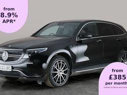 Black Used 2022 Mercedes EQC400 AMG line SUV | £24,798 (Fair price)