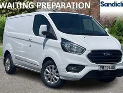 Solid frozen white Used 2022 Ford Transit Custom Limited Van | £19,000 (A bit pricey)
