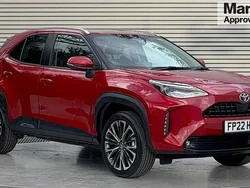 Red Used 2022 Toyota Yaris Hybrid Estate | £22,590 (A bit pricey)
