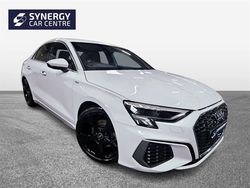 White Used 2021 Audi A3 S-Line Sedan | £15,990 (Fair price)