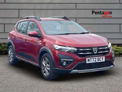Red Used 2022 Dacia Sandero Comfort Hatchback | £13,495 (A bit pricey)