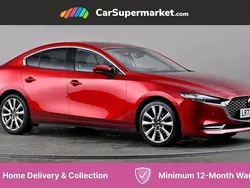 Red Used 2022 Mazda 3 Inclusive Sedan | £15,847 (Fair price)
