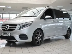 Silver Used 2017 Mercedes V220 AMG line MPV | £34,490 (Fair price)