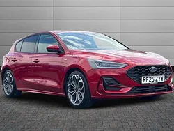 Red New 2025 Ford Focus ST-Line X Hatchback | £25,795 (Expensive)