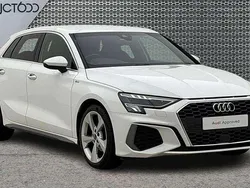 White Used 2022 Audi A3 S-Line Hatchback | £19,290 (Fair price)