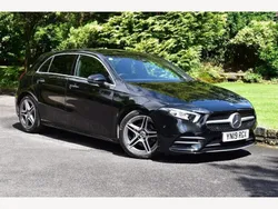 Black Used 2019 Mercedes A180 AMG Line Premium Hatchback | £16,800 (Fair price)