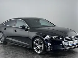 Black Used 2018 Audi A5 Sportback S-Line Hatchback | £14,800 (Fair price)