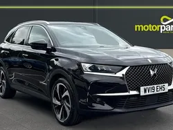 Black Used 2019 DS Automobiles DS7 Crossback Ultra Prestige SUV | £15,500 (Fair price)