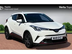 White Used 2018 Toyota C-HR SUV | £15,497 (Fair price)