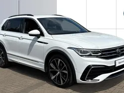 White Used 2022 VW Tiguan R-line SUV | £25,895 (Fair price)