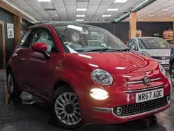 Red Used 2017 Fiat 500 Lounge Hatchback | £6,380 (Fair price)