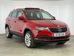 Red Used 2018 Skoda Karoq SUV | £14,895 (Fair price)