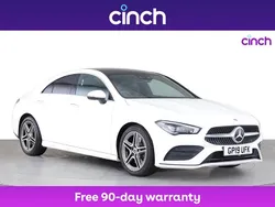 White Used 2019 Mercedes CLA220 AMG Line Premium Plus Sedan | £24,449 (Fair price)