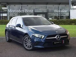 Blue Used 2022 Mercedes A180 Executive Hatchback | £20,673 (Fair price)