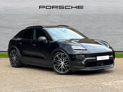 Jet black metallic New 2025 Porsche Macan 4 Electric SUV | £74,750