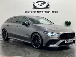 Grey Used 2019 Mercedes CLA35 AMG Shooting Brake Premium Plus Estate | £29,250