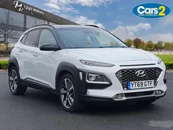 White Used 2019 Hyundai Kona Premium SUV | £15,450 (Fair price)