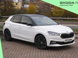 Candy white black magic pearl effect Used 2022 Skoda Fabia Colour Edition Hatchback | £13,175 (Fair price)