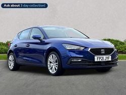 Blue Used 2021 Seat Leon SE Dynamic Hatchback | £12,295 (Fair price)