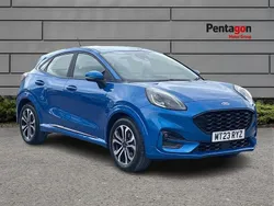 Desert island blue exclusive Used 2023 Ford Puma ST-Line SUV | £16,695 (Good price)