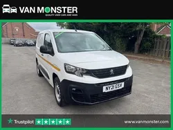 White Used 2021 Peugeot Partner MPV | £8,849 (Fair price)
