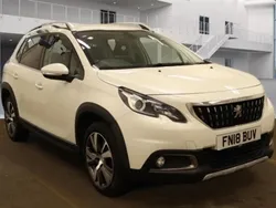 White Used 2018 Peugeot 2008 Allure SUV | £7,393 (Fair price)