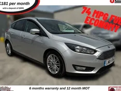 Silver Used 2018 Ford Focus Zetec Hatchback | £8,995 (Fair price)