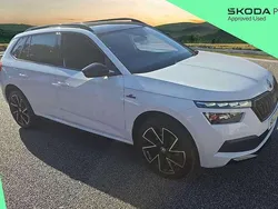 White Used 2022 Skoda Kamiq Monte Carlo SUV | £18,995 (Fair price)