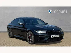 Black sapphire metallic paint Used 2022 BMW M5 Competition Edition Sedan | £53,995 (Good price)