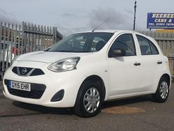 White Used 2015 Nissan Micra Visia Hatchback | £2,995 (Super price)