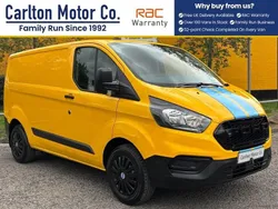 Yellow Used 2021 Ford Transit Custom S Van | £11,950 (Fair price)
