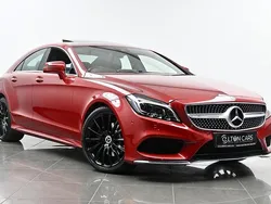 Red Used 2015 Mercedes CLS220 AMG line Coupe | £15,995 (A bit pricey)