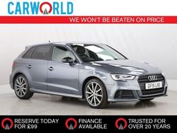 Grey Used 2019 Audi A3 Sportback Black Edition Hatchback | £13,421 (Fair price)