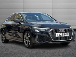 Black Used 2022 Audi A3 S-Line Hatchback | £24,950 (A bit pricey)