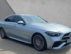 Hightech silver Used 2024 Mercedes C300 AMG Line Premium Sedan | £36,267 (A bit pricey)