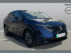 Blu prl+prl blk Used 2024 Nissan Ariya Evolve SUV | £37,705 (A bit pricey)