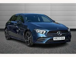 Blue Used 2023 Mercedes A200 AMG Line Premium Hatchback | £24,750 (A bit pricey)