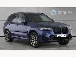 Blue Used 2024 BMW X3 M Sport SUV | £41,250 (A bit pricey)