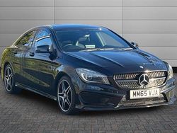 Cosmos black Used 2015 Mercedes CLA200 AMG Sedan | £15,550 (Fair price)