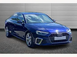 Blue Used 2022 Audi A4 S-Line Sedan | £21,490 (Fair price)