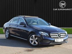 Blue Used 2017 Mercedes E220 Premium Plus Sedan | £15,885 (Fair price)