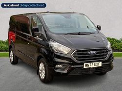 Black Used 2023 Ford Transit Custom Limited Van | £25,450 (Good price)