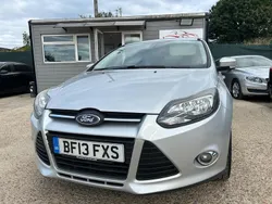 Silver Used 2013 Ford Focus Zetec Hatchback | £2,450 (Fair price)