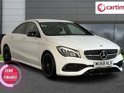 White Used 2018 Mercedes CLA200 AMG line Coupe | £14,750 (Fair price)