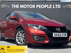 Red Used 2015 Honda Civic SE Plus Hatchback | £5,495 (Fair price)
