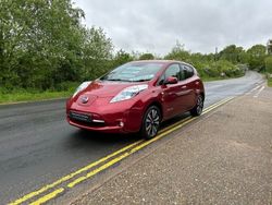 Red Used 2017 Nissan Leaf Tekna Hatchback | £6,995