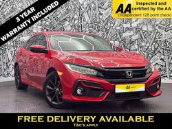 Red Used 2020 Honda Civic SR Hatchback | £14,595 (Fair price)
