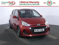 Red Used 2017 Hyundai i10 Premium Hatchback | £7,999 (Fair price)