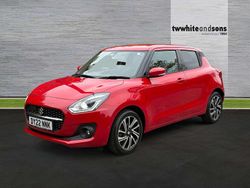Bright red Used 2022 Suzuki Swift SZ5 Hatchback | £15,250 (Fair price)